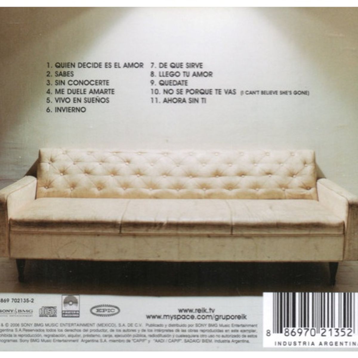 GENERICO - REIK - SECUENCIA (CD+DVD) / CD