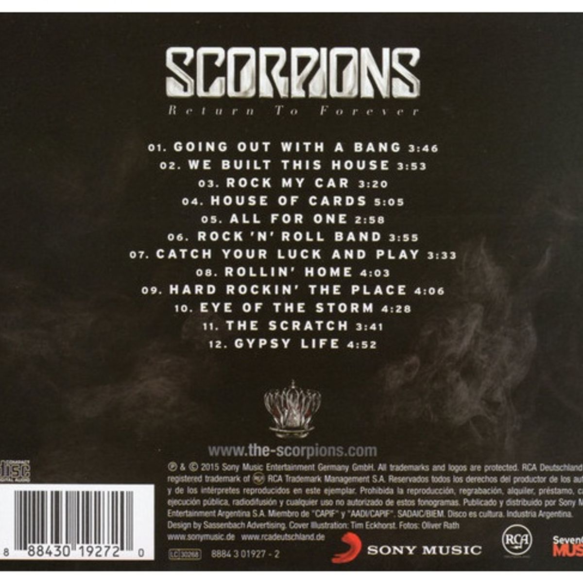 GENERICO - SCORPIONS - RETURN TO FOREVER / CD
