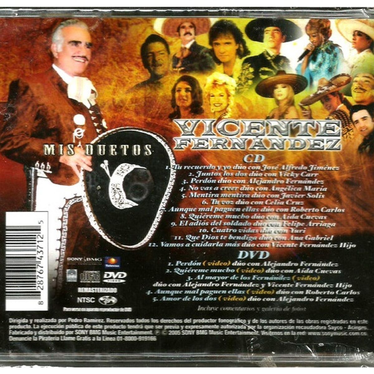 GENERICO - VICENTE FERNANDEZ - MIS DUETOS (CD+DVD) / CD