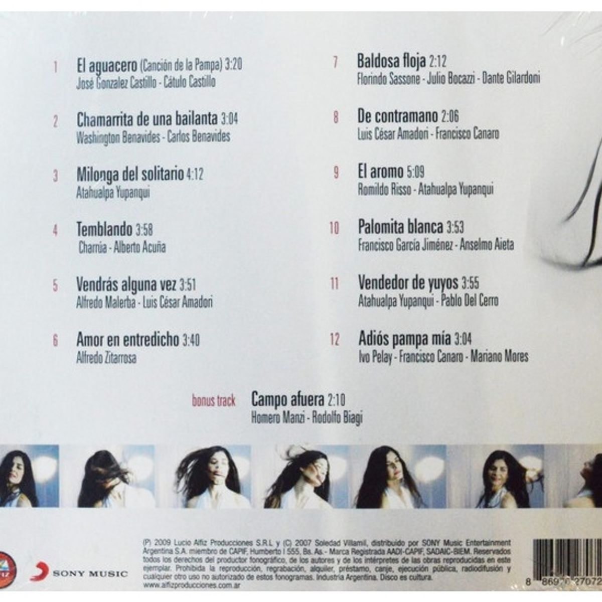 GENERICO - SOLEDAD VILLAMIL - CANTA (DIGIPACK) / CD