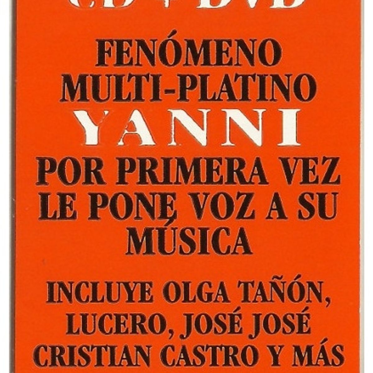 GENERICO - YANNI - VOCES (CD+DVD) / CD