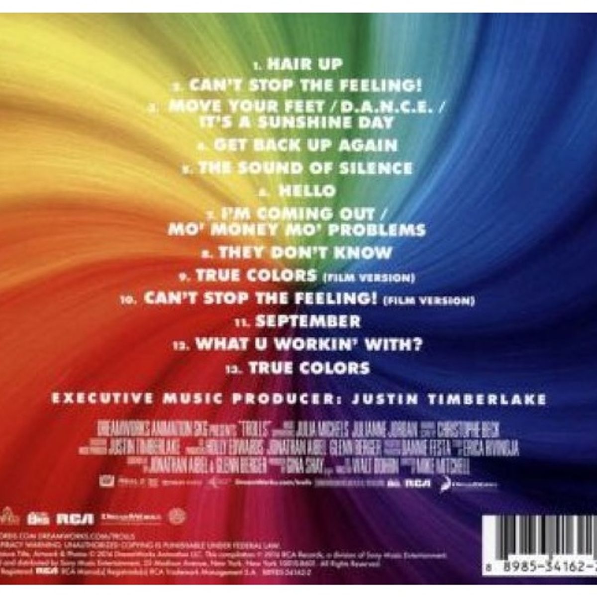 GENERICO - TROLLS (ORIGINAL MOTION PICTURE SOUNDTRACK) - VARIOS ARTISTAS / CD