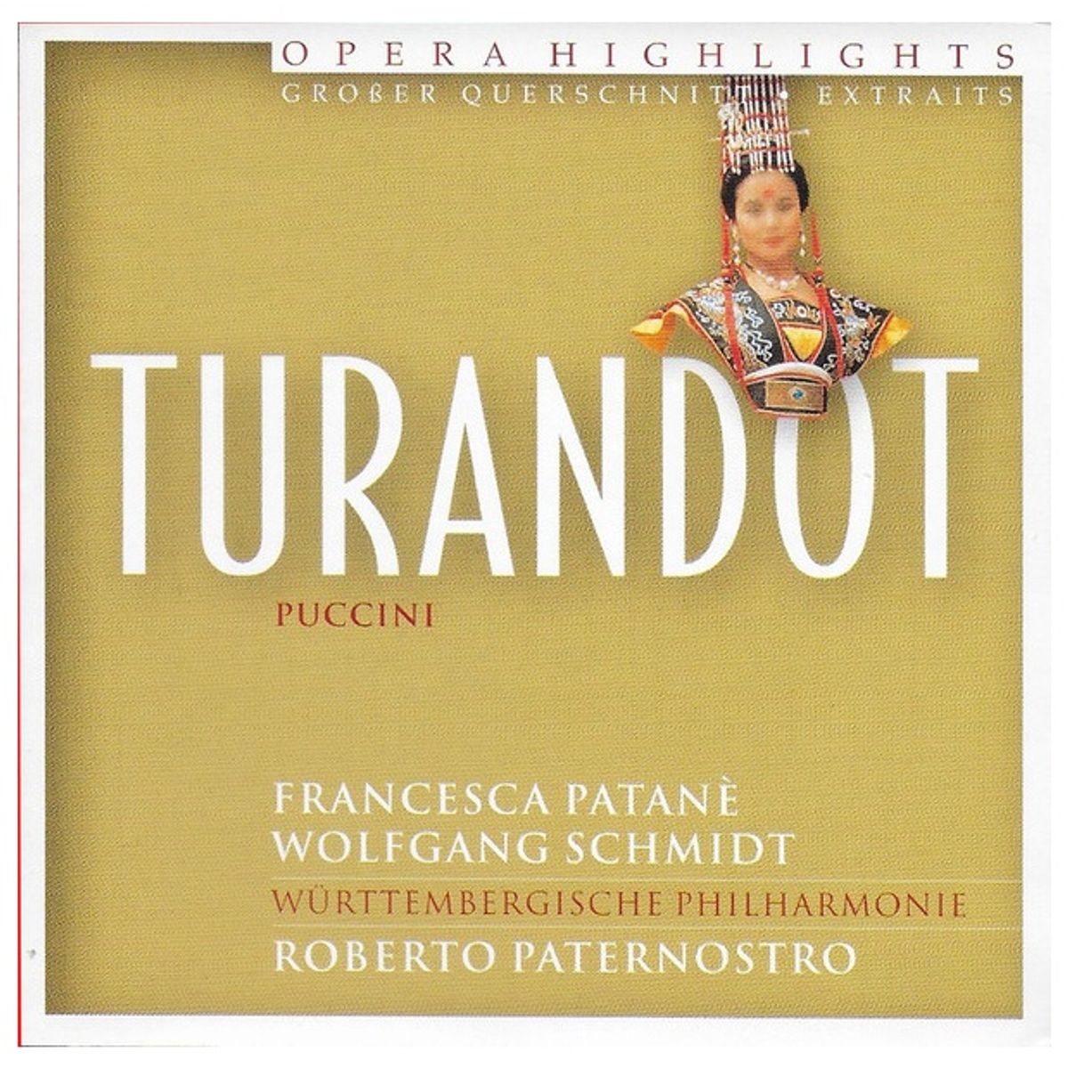 GENERICO - TURANDOT - OPERA HIGHLIGHTS - GIACOMO PUCCINI / CD