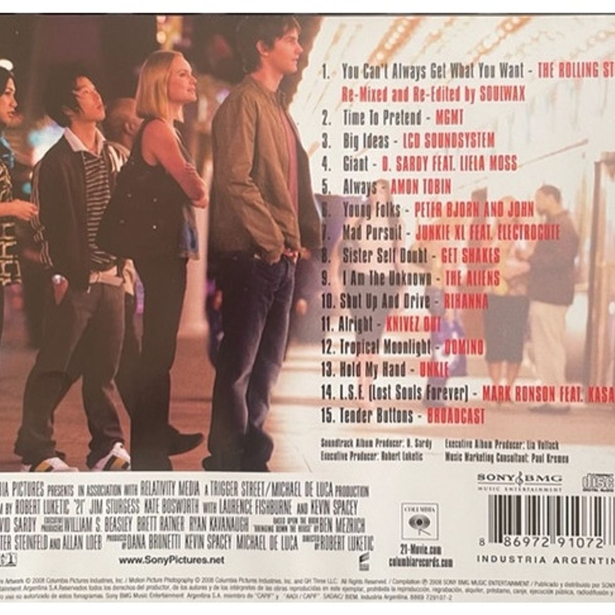 GENERICO - 21 (MUSIC FROM THE MOTION PICTURE) - SOUNDTRACK / CD