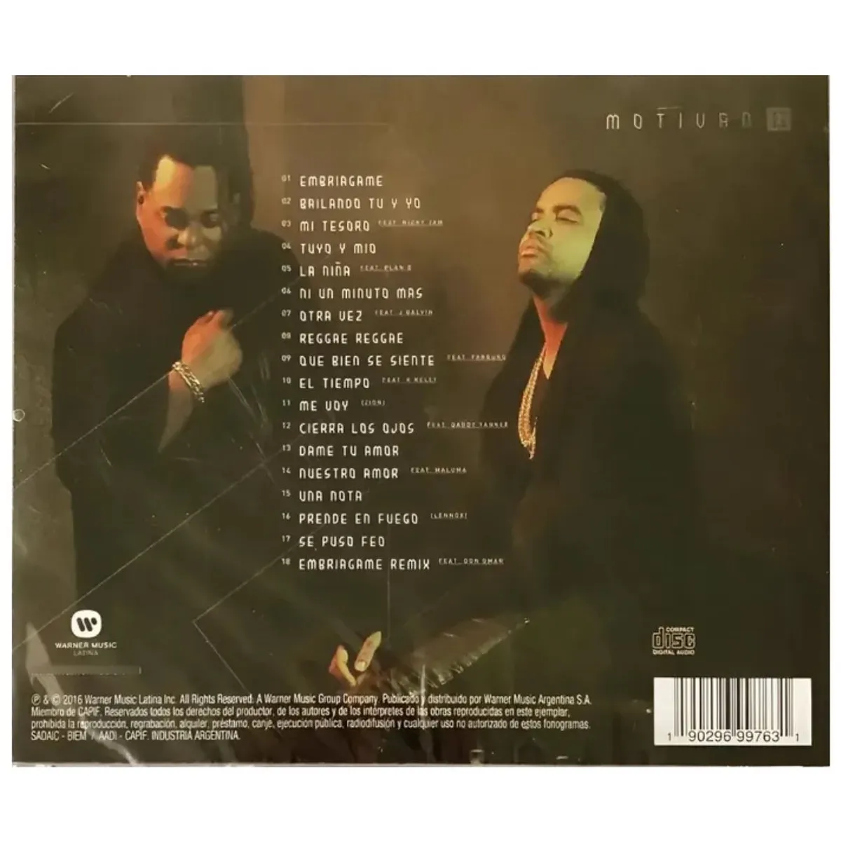 GENERICO - ZION Y LENNOX - MOTIVAN2 / CD