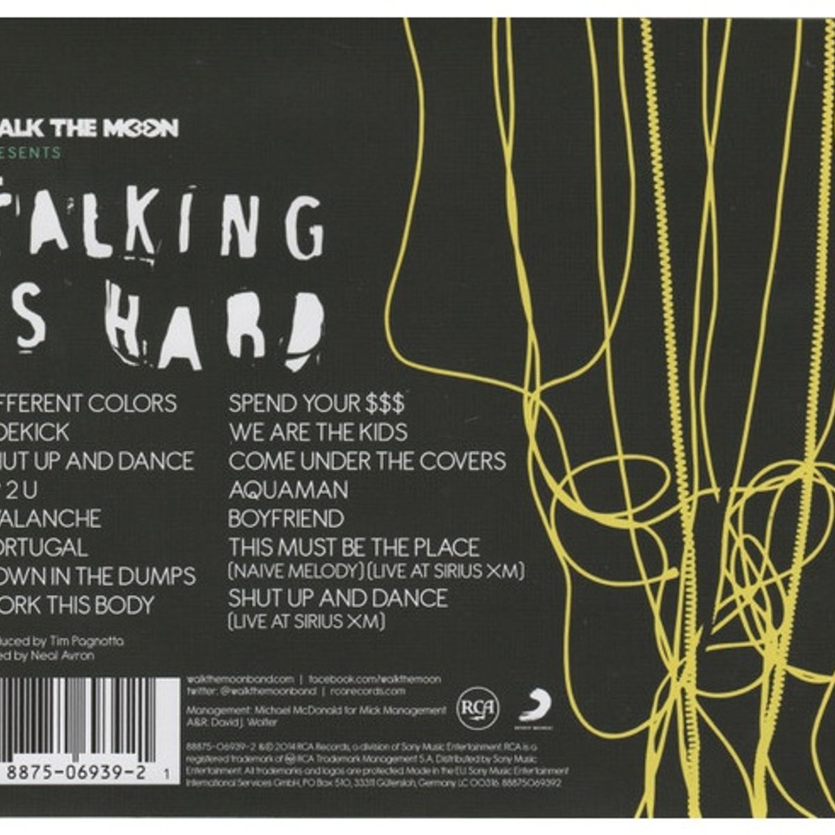 GENERICO - WALK THE MOON - TALKING IS HARD / CD