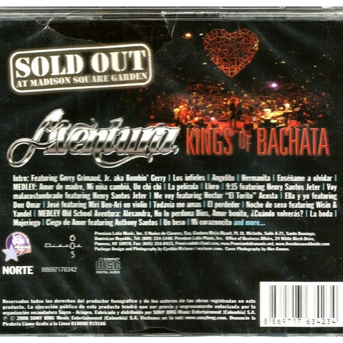 GENERICO - AVENTURA  - SOLD OUT AT MADISON SQUARE GARDEN 2CD