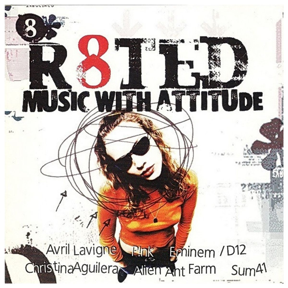 GENERICO - R8TED -  MUSIC WITH ATTITUDE  - VARIOS ARTISTAS  CD
