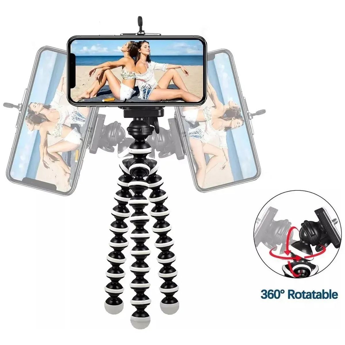 KUANGYE - Tripode Flexible Pulpo Para Celular Soporte Camara