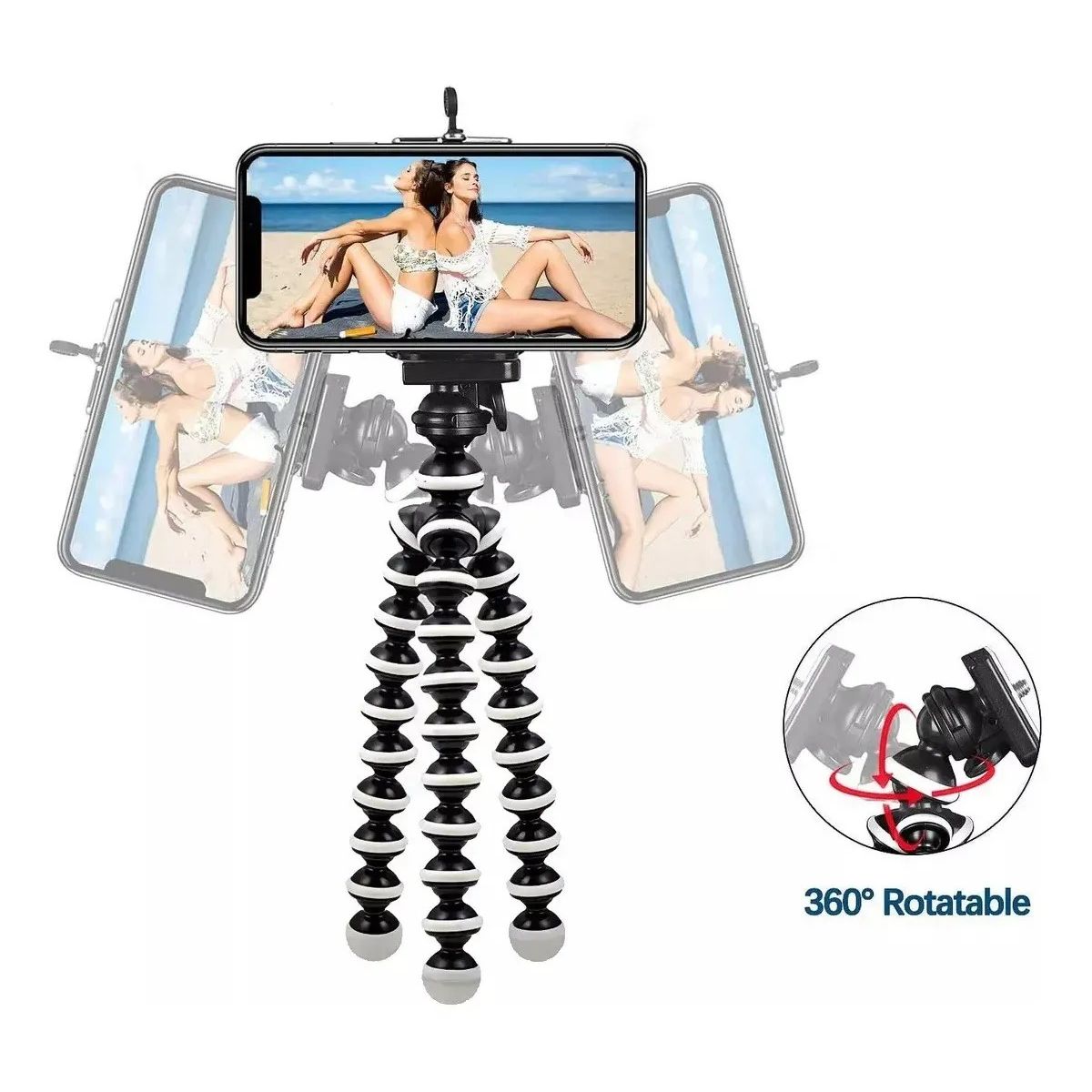 KUANGYE - Tripode Flexible Pulpo Para Celular Soporte Camara