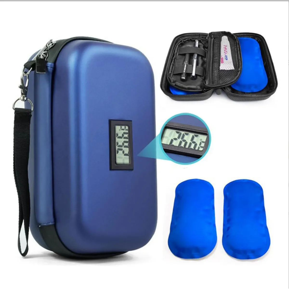 ATURE - Pack Nevera Portátil Para Insulina Eva Con Termómetro