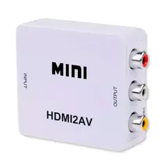 MALIK - Adaptador HDMI a RCA Soporte Full HD 1080p