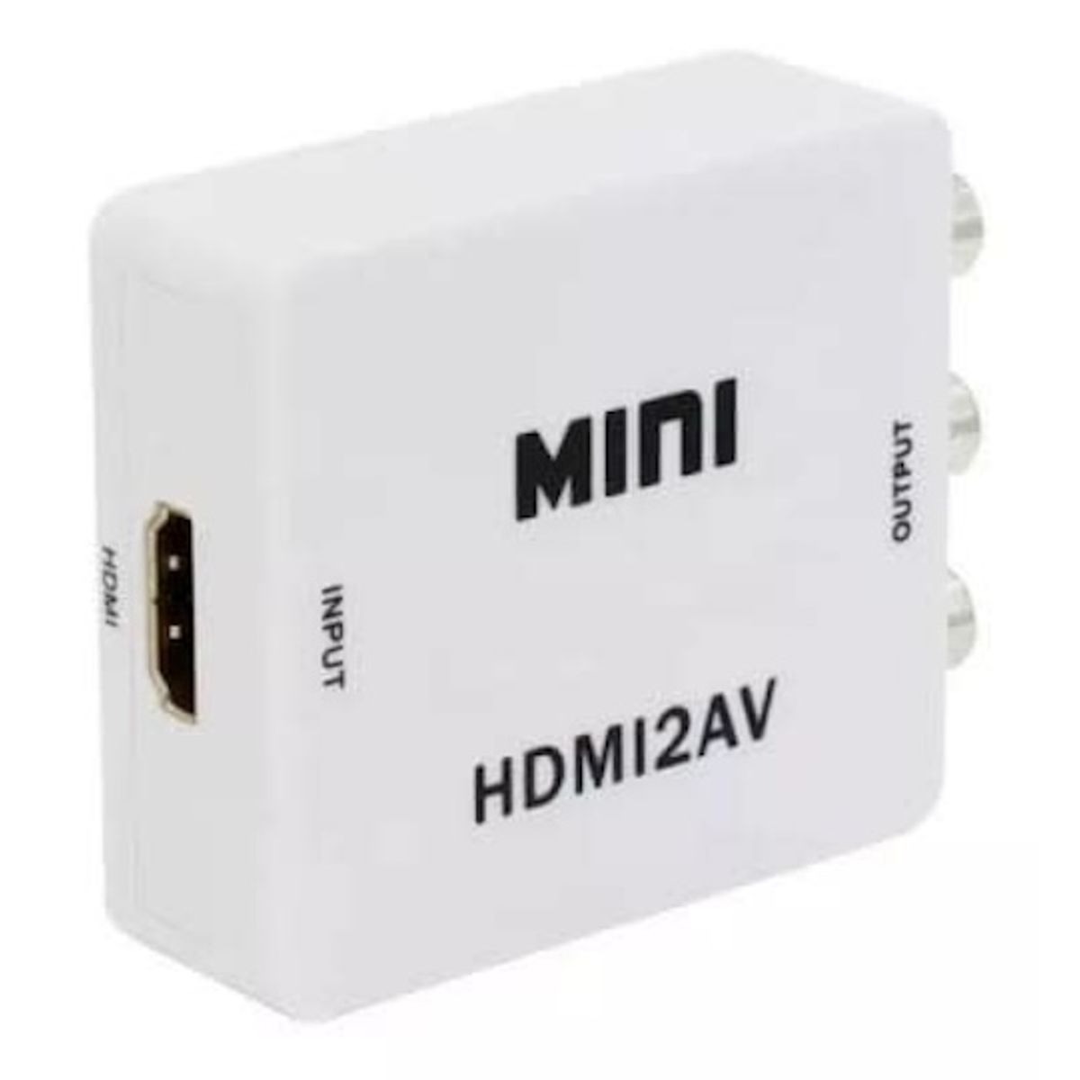 MALIK - Adaptador HDMI a AV Perfecto para Consolas y Proyectores