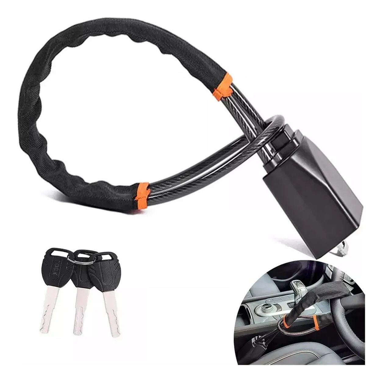 GENERICO - Traba Volante Bloqueo Universal Conexión Al Cinturón