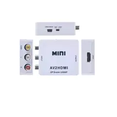 MALIK - Convertidor RCA a HDMI Convierte a Alta Definición
