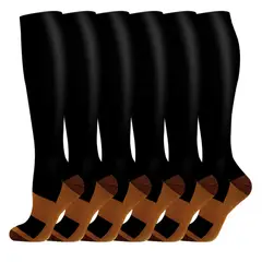 ATURE - Calcetines De Compresión Juego De 6 Calcetines Deportivos