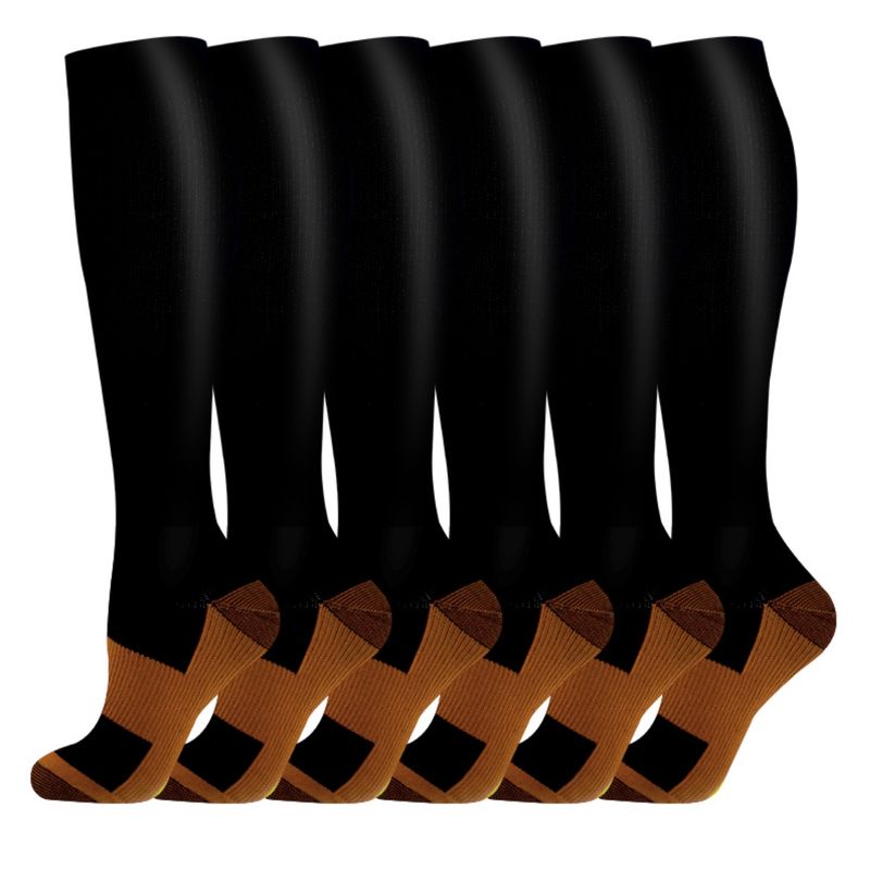 ATURE - Calcetines De Compresión Juego De 6 Calcetines Deportivos