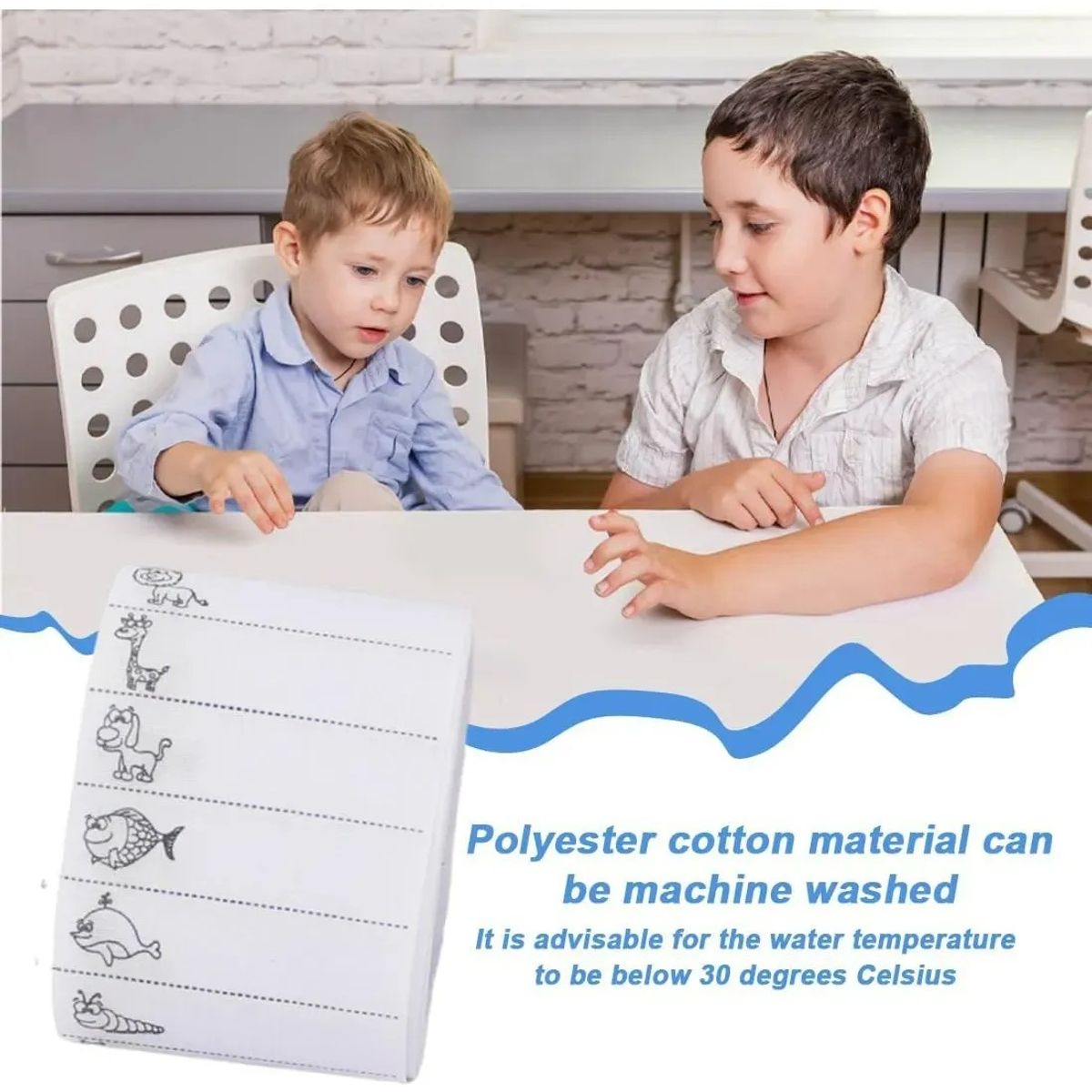 100 Etiquetas Planchables Para Marcar Ropa, marca KUANGYE - Foto 2