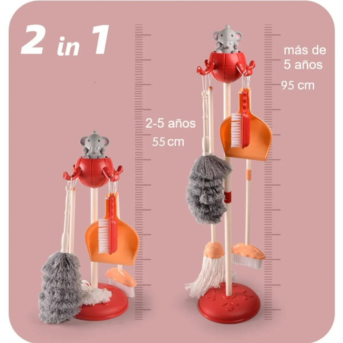 TOYUN TOYUN - Set Aseo Juego De Limpieza Juguete Didáctico Para Niños