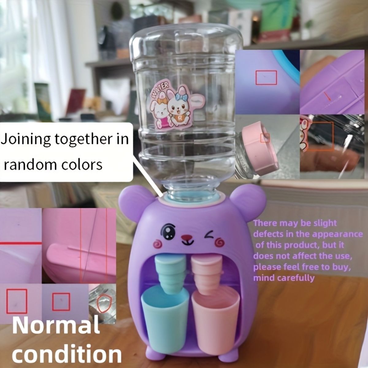 VATYERTY - Dispensador de agua para pequeños Marrón