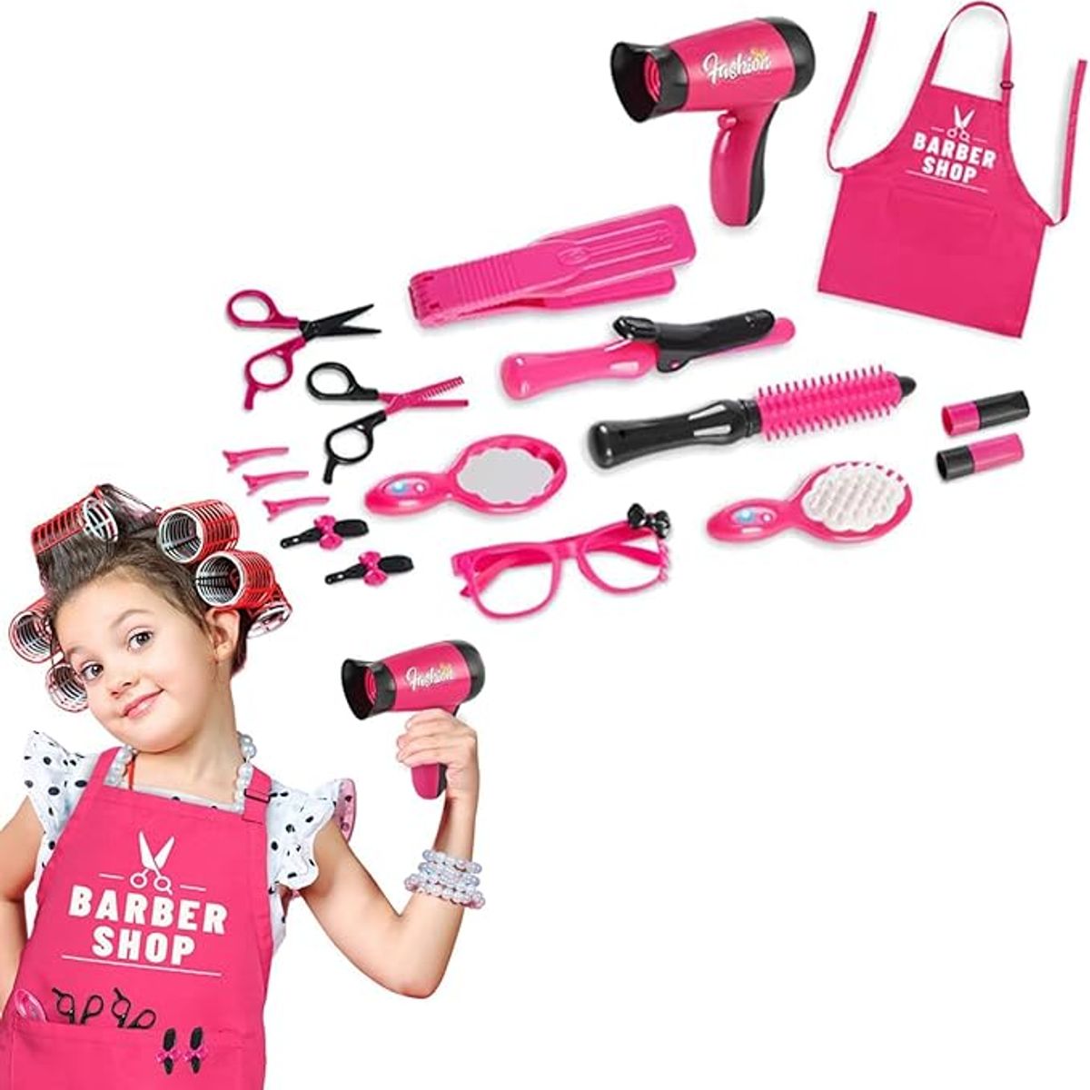 VATYERTY - 17 juguetes de peluquería para niñas