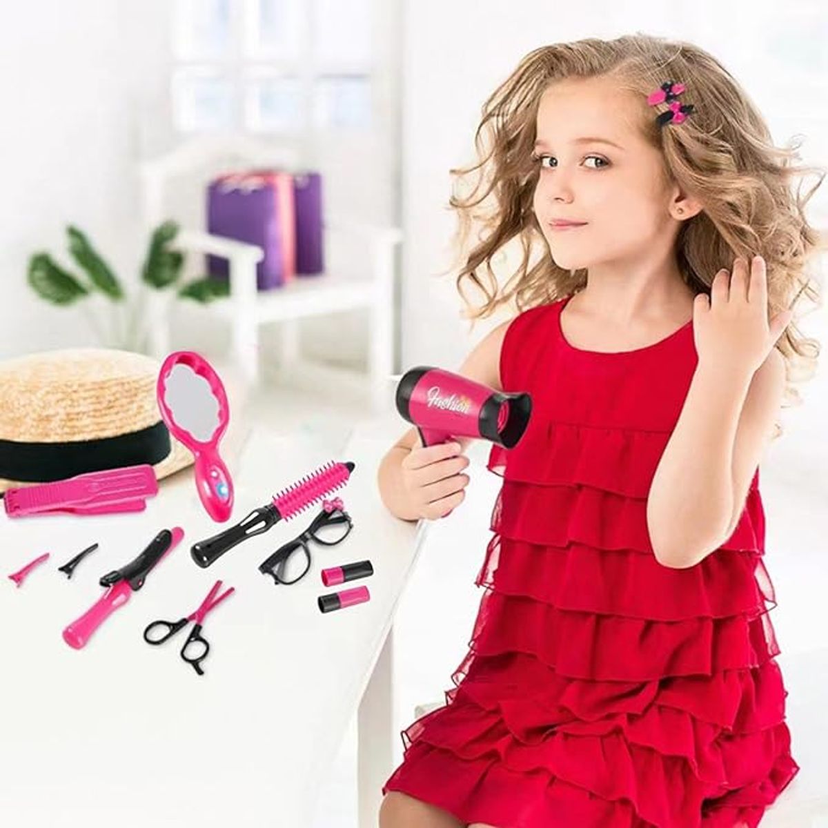 VATYERTY - 17 juguetes de peluquería para niñas