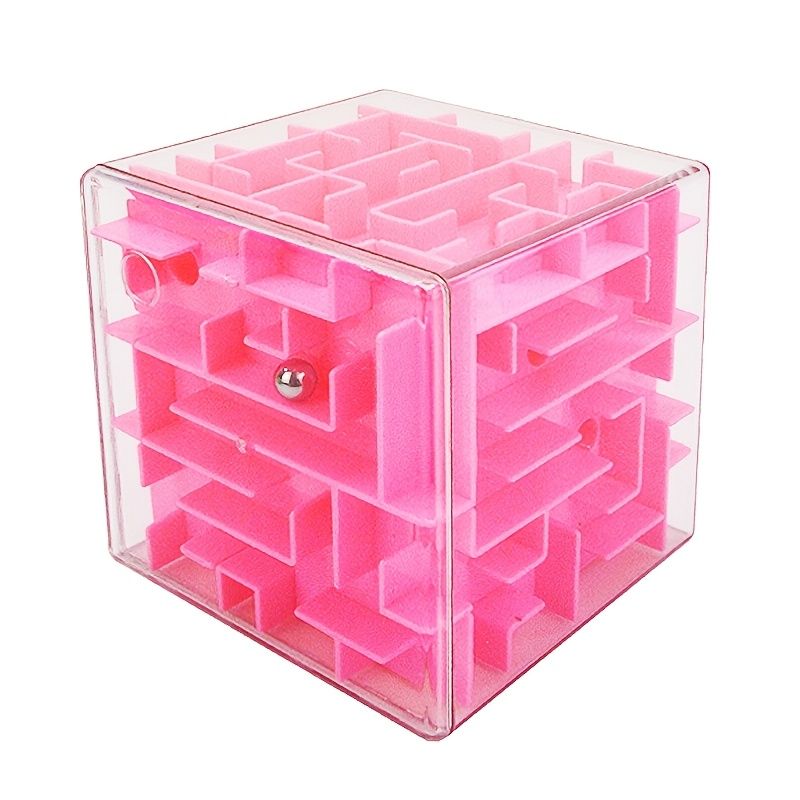 VATYERTY - Juguetes de perlas de cubo de laberinto 3D Morado
