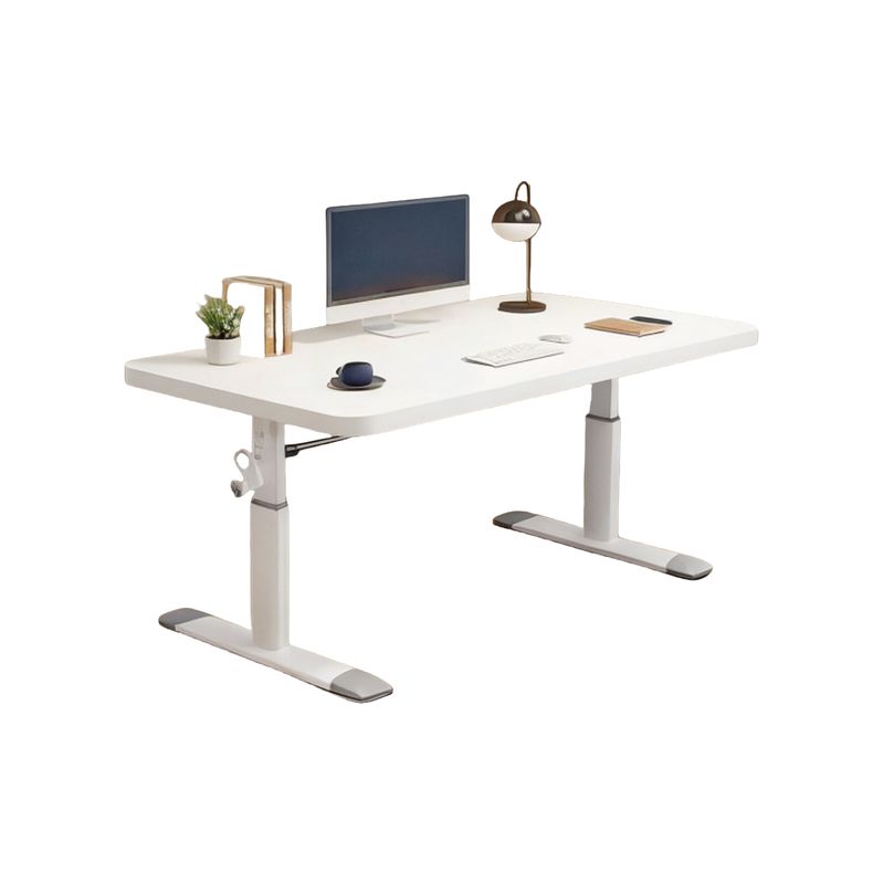 ANYHOGAR - Escritorio 120cm Altura Ajustable Manual Ergonómico Trabajo