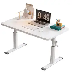 ANYHOGAR - Escritorio 120cm Altura Ajustable Manual Ergonómico Trabajo.