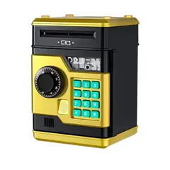 VATYERTY - Juguete electrónico duradero con huella dactilar y contraseña Dorado