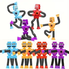 VATYERTY - 12 juguetes robot estirables con ventosas