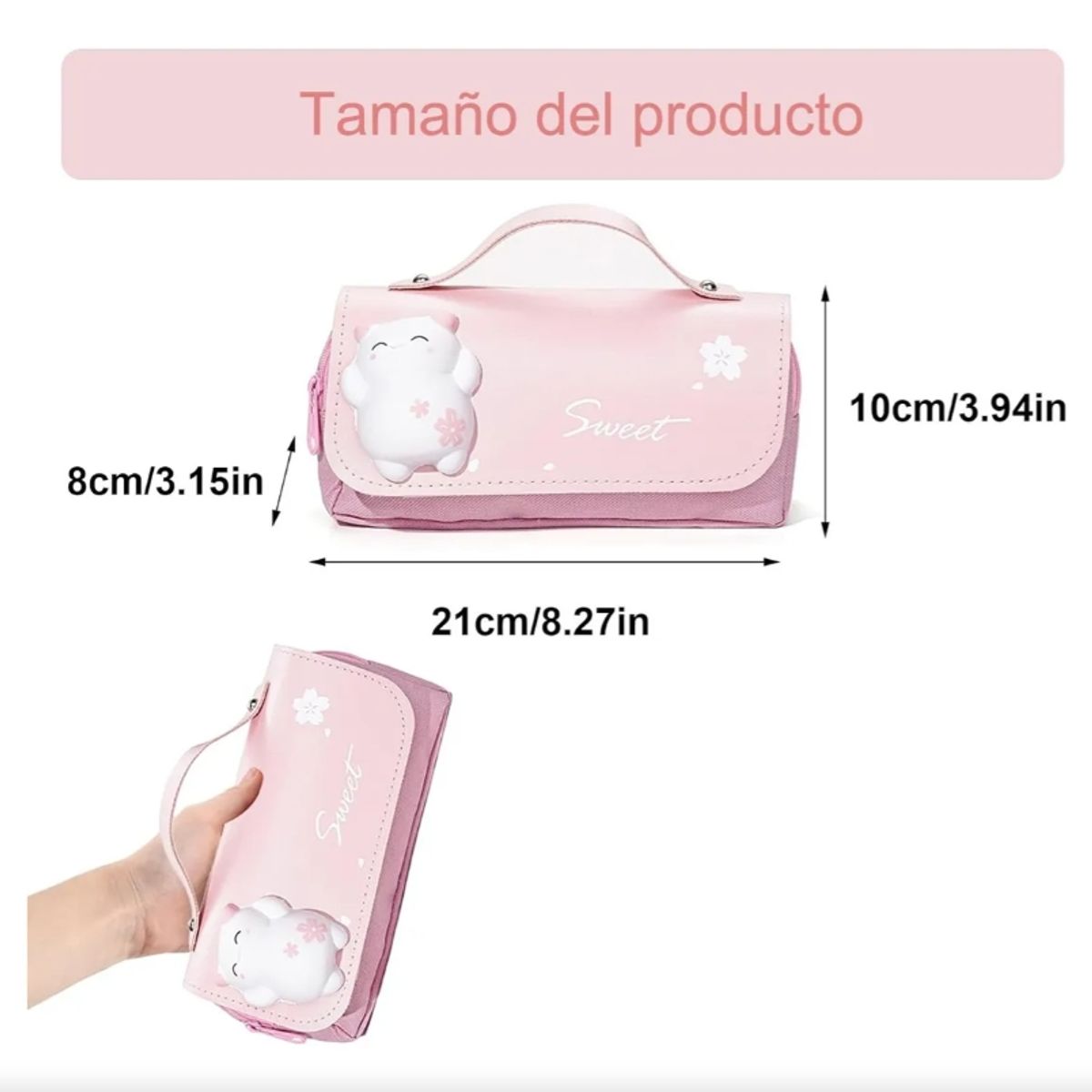 EDWINAYY - Estuche De Lona De Gran Capacidad Personajes De Caricatura