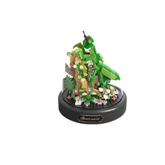 DANWEILE - Mini bloques de construcción de partículas educativos-Mantis religiosa