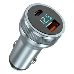 PUREPOWER - Cargador Auto Carga Rápida 36 W, Tipo Usb Y Tipo C