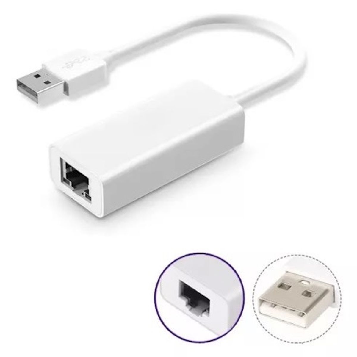 MALIK - Adaptador Ethernet USB Compatibilidad Universal