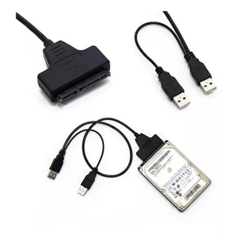 MALIK - Adaptador SATA a USB 3.0 con Cable de Alimentación