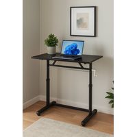 Escritorio con Altura Ajustable 100x60x63-86cm Funcional Tenerife Negro