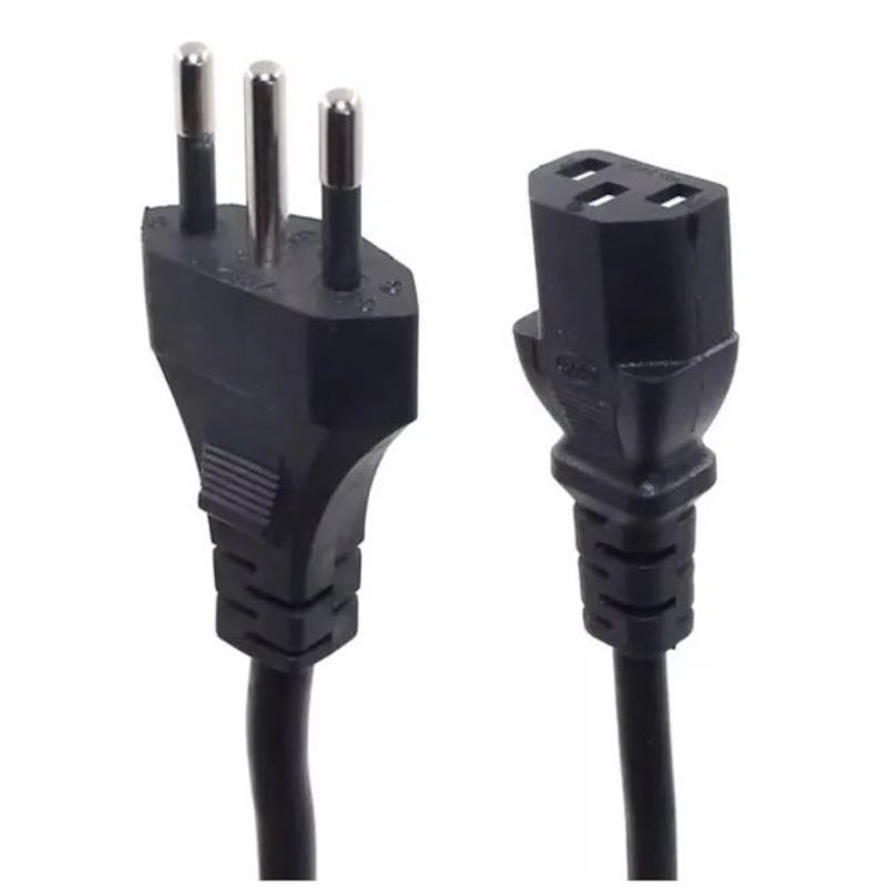 MALIK - Cable de Energía para Monitor PC - 1.8 metros de Longitud