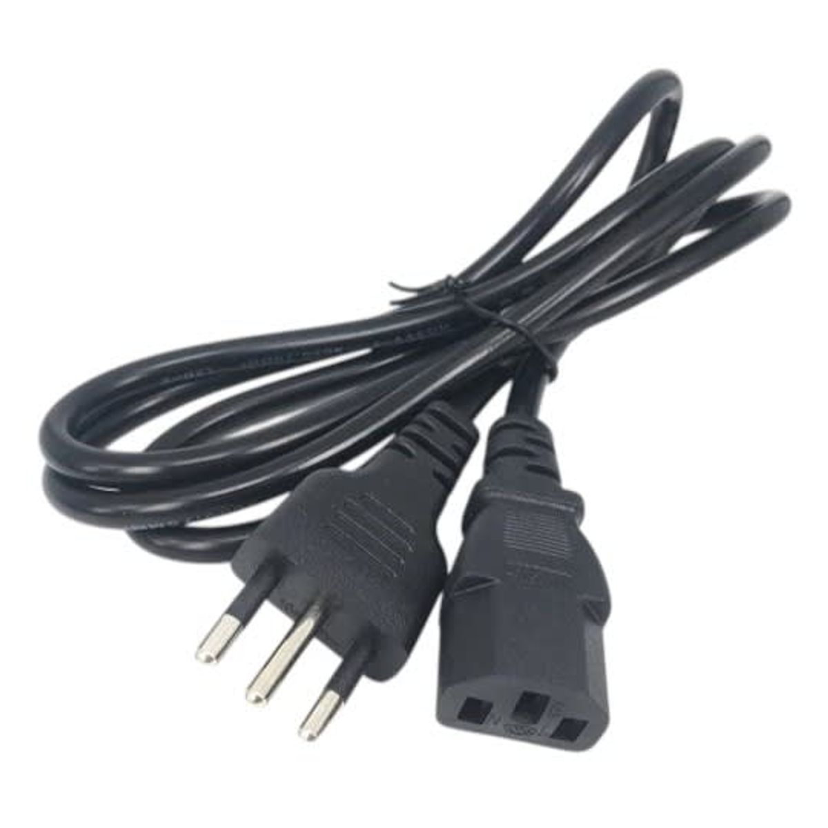MALIK - Cable Cargador Monitor PC 1.8 m - Conector Estándar