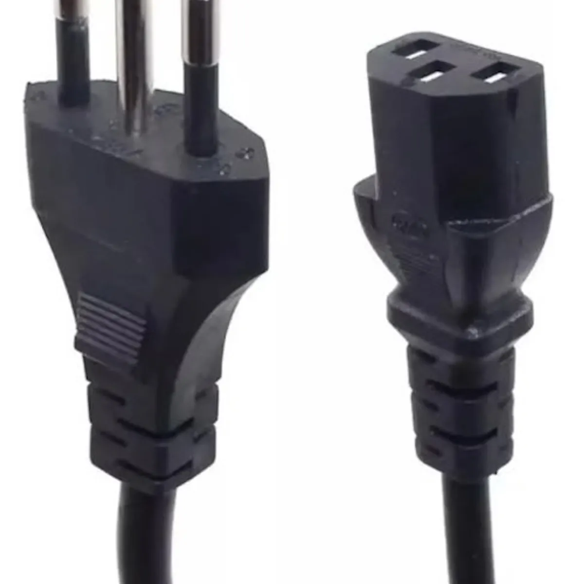 MALIK - Cable Poder Monitor 1.8 m - Ideal para Oficina y Hogar