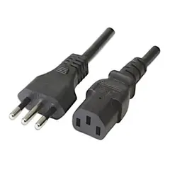 MALIK - Cable Alimentación Monitor PC 1.8 m - Conector Seguro