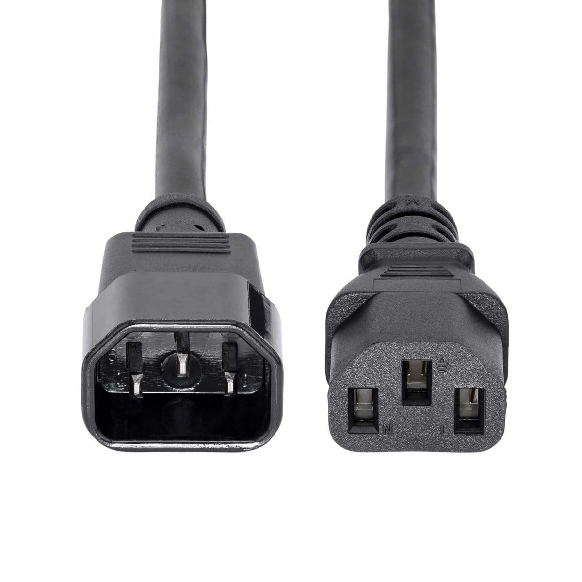 MALIK - Cable IEC C13-C14 para Dispositivos de TI y Electrónicos