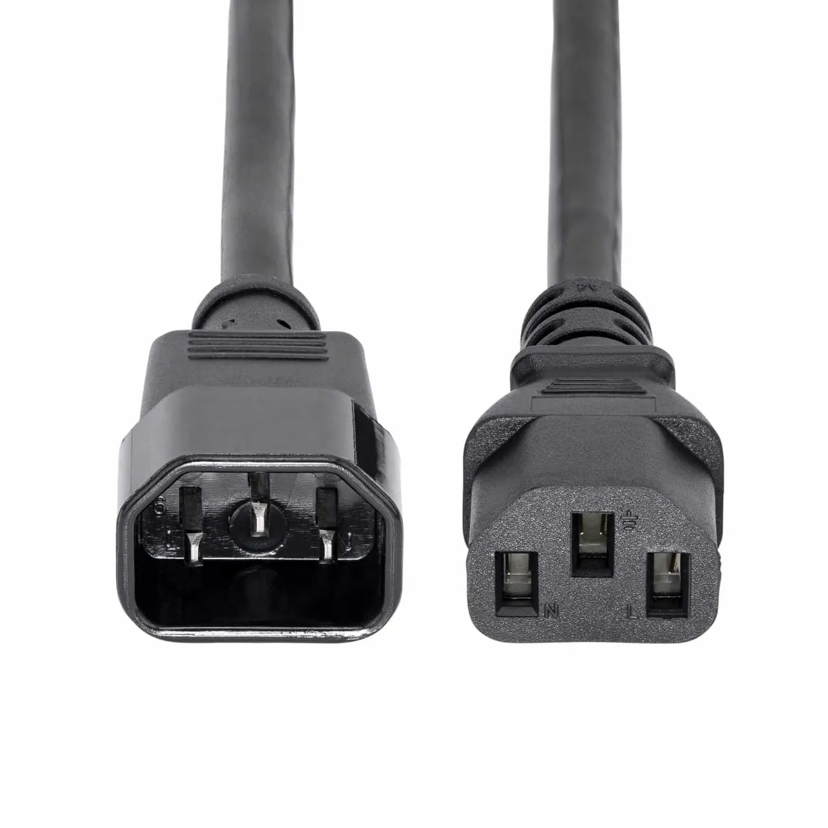 MALIK - Cable de Poder IEC C13-C14 para Servidores y Monitores