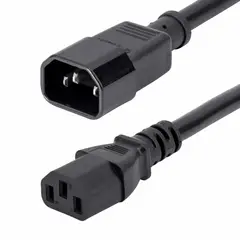 MALIK - Cable UPS IEC C13-C14 para Uso Profesional y Doméstico