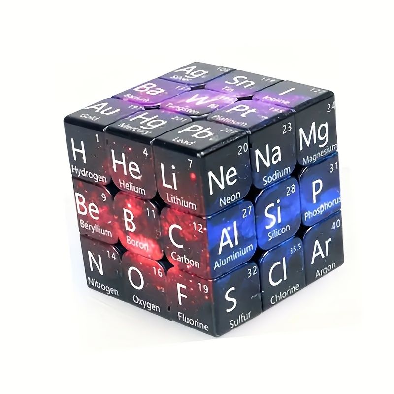 VATYERTY - Juego cubos Cheng Rong con la tabla periódica de elementos