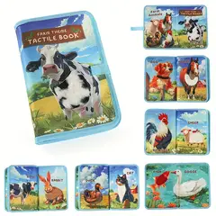 VATYERTY - Libro táctil de la granja para niños