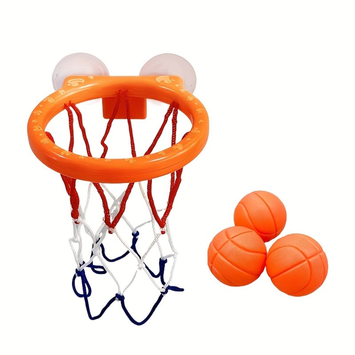VATYERTY - Juguetes de baño mini aro de baloncesto para bañera