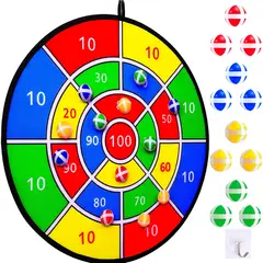 VATYERTY - Juego de 26 dardos para niños 12 bolas adhesivas