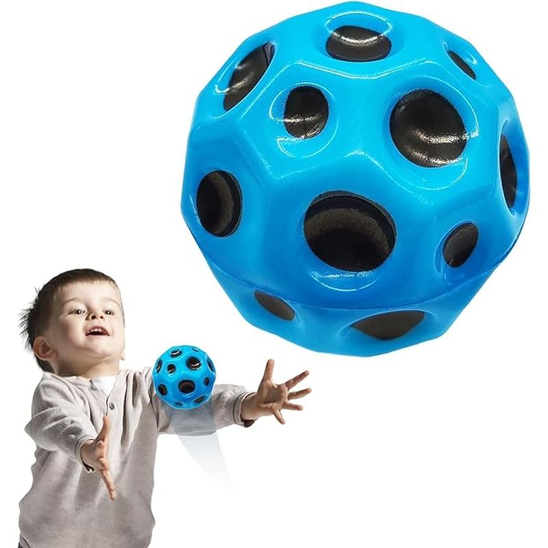 VATYERTY - Pelota saltarina galaxia espacial con rebote súper alto Amarillo