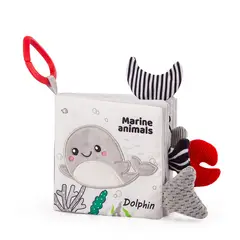 VATYERTY - Libro de tela blanco y negro Amarillo